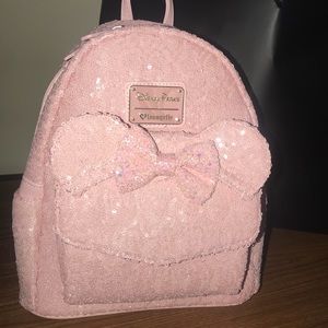 millennial pink loungefly backpack